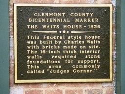 Markers &raquo; Batavia Village &raquo; Waits House, 284 North St.,Batavia, 45103